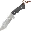 Elk Ridge Fixed Blade Clip Point Black Wood