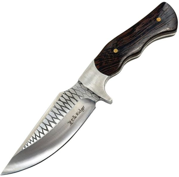 ERFIX127.jpg Elk Ridge Drop Point Fixed Blade Black Wood