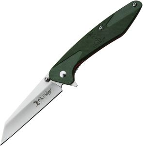 Elk Ridge Hinterland Linerlock Green G10