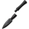 Elk Ridge Spear Point Fixed Blade 4.5in Black Double Edge
