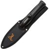Elk Ridge Spear Point Fixed Blade 4.5in Black Double Edge