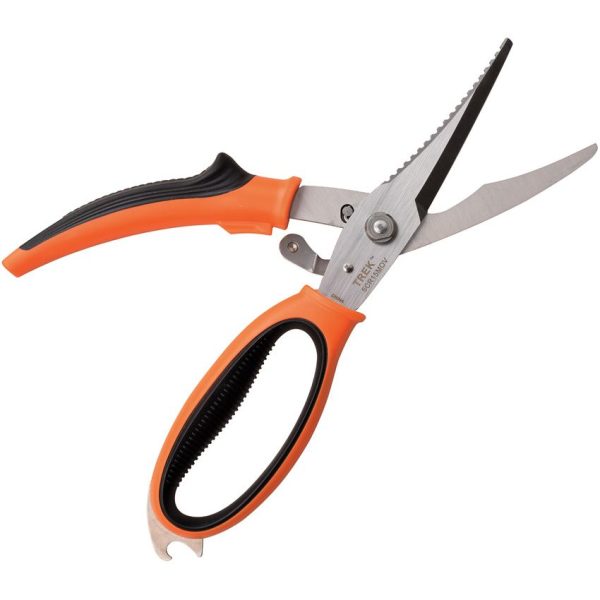 Elk Ridge Trek Spring Loaded Shears - Multi-Tool Orange