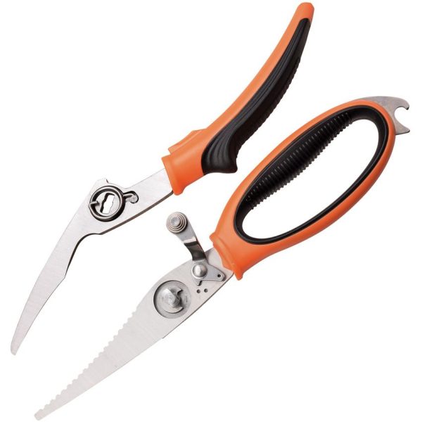 Elk Ridge Trek Spring Loaded Shears - Multi-Tool Orange