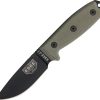 ESEE Model 3MIL Plain Edge Fixed Blade Knife 1095HC Steel