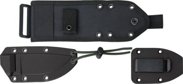 ESEE Model 3 Black Fixed Blade Knife Serrated 1095HC Steel