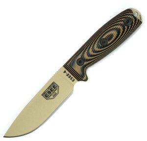 ESEE Model 4 3D Fixed Blade - Desert Tan G10