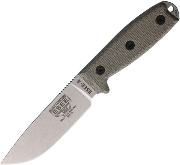 ESEE Model 4 S35VN Micarta Fixed Blade Knife