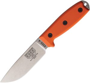 ESEE Model 4 S35VN Orange G10 Fixed Blade Knife