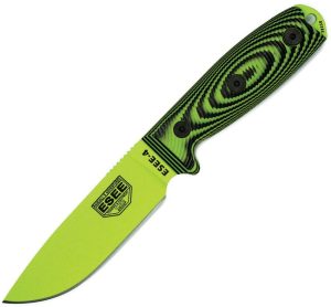 ESEE Model 4 3D Fixed Blade 4.5" 1095HC Green Tactical Knife