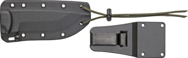 ESEE Model 5 Fixed Blade Knife 5.25" Black 1095HC Orange G10