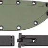 ESEE Model 6 Plain Edge Fixed Blade 1095HC Steel Black Micarta