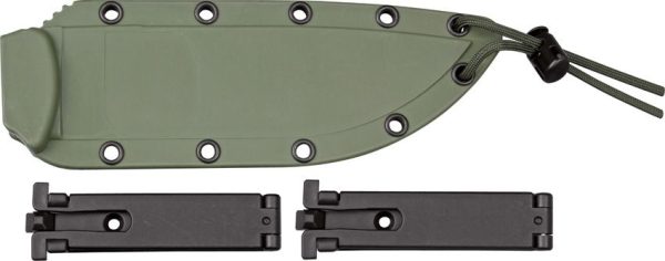ESEE Model 6 Plain Edge Fixed Blade 1095HC Steel Black Micarta