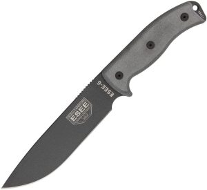ESEE Model 6 Tactical Fixed Blade 5.75" 1095HC Gunsmoke Gray