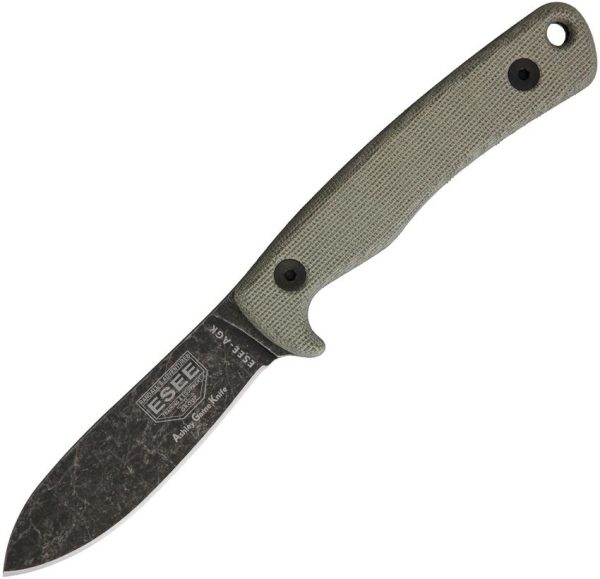 ESAGK.jpg ESEE Ashley Emerson Game Knife Fixed Blade 1095HC Steel