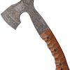 ESEE Gibson Axe 1095HC Steel Fixed Blade Brown Micarta