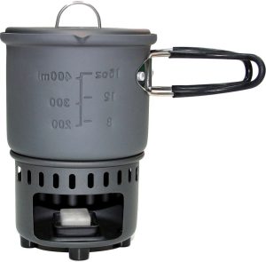Esbit Solid Fuel Cookset - Hard Anodized Aluminum