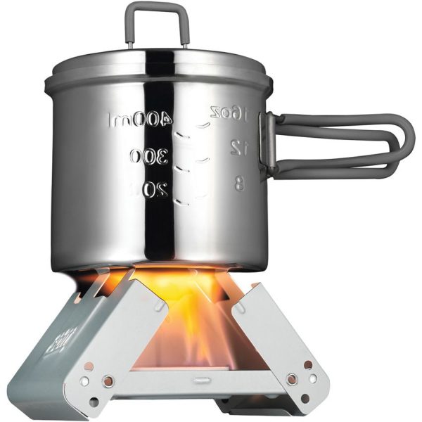 Esbit Medium Pocket Stove With Fuel - Stainless