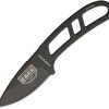 ESEE Candiru Black Fixed Blade Knife 2" 1095HC Steel Kit