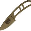 ESEE Candiru Kit Dark Earth Fixed Blade 1095HC Steel