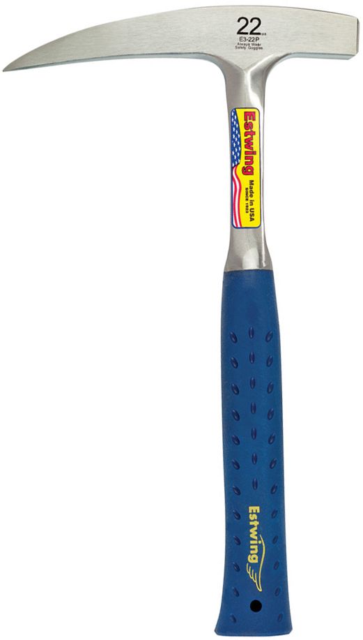 Estwing Rock Pick 11" Forged Stainless Steel One-Piece Construction