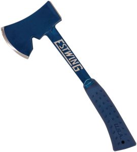 Estwing Camper's Axe Blue 14" Fixed Blade American Steel