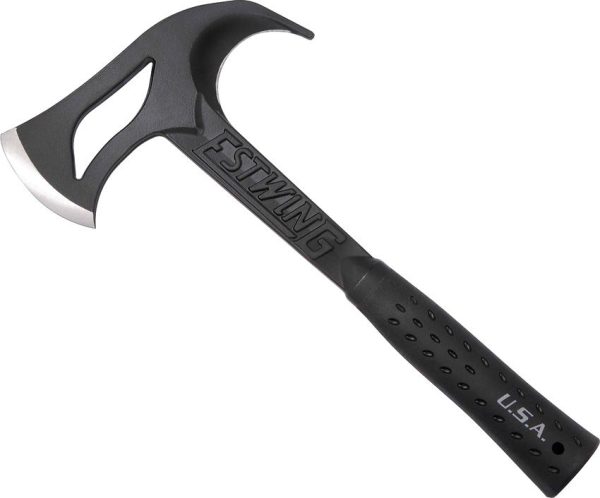 Estwing Hunters Axe Guthook 14" Forged One-Piece Black