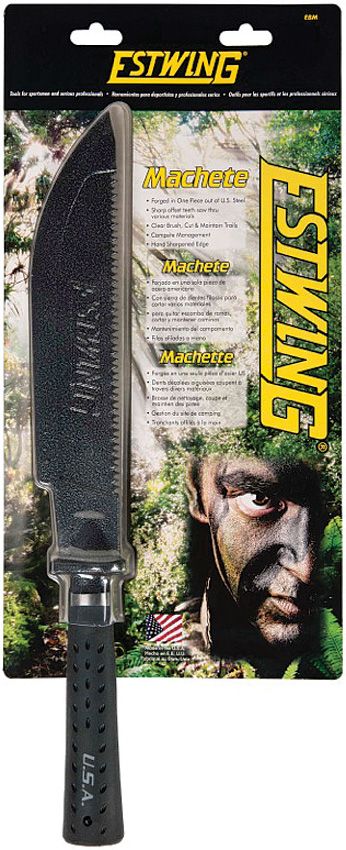 Estwing Machete Fixed Blade 12" Sawback Steel USA Made