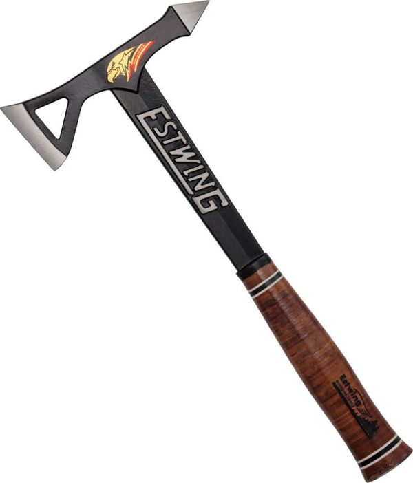 Estwing Black Eagle Tomahawk Axe American Forged Steel Leather