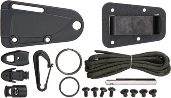 ESEE Izula Dark Earth Fixed Blade Knife Kit 1095HC Steel