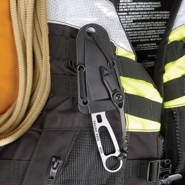 ESEE Imlay Rescue Fixed Blade Knife 440C Stainless Steel