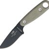 ESEE Izula II Black 1095HC Fixed Blade Knife