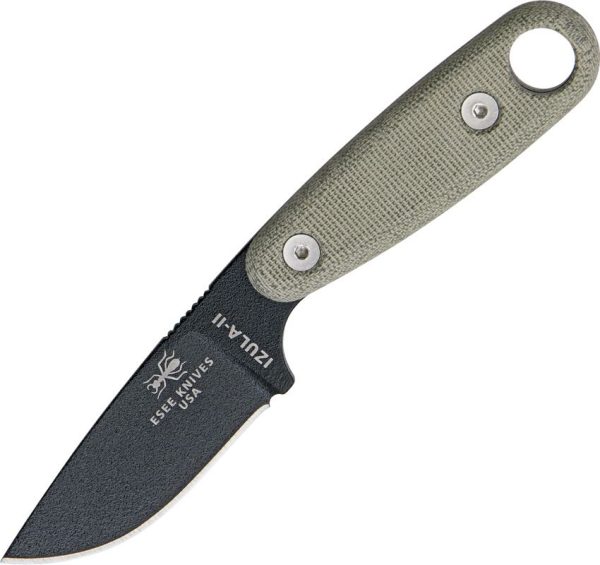 ESEE Izula II Black 1095HC Fixed Blade Knife