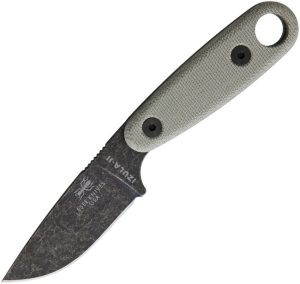 ESEE Izula II Black Oxide Fixed Blade Knife 1095HC Steel