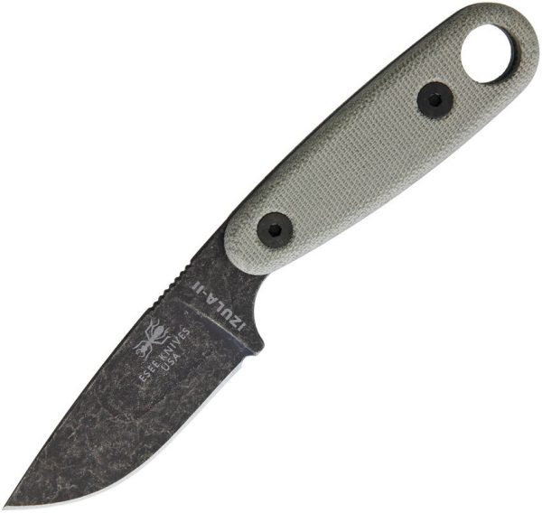 ESEE Izula II Black Oxide Fixed Blade Knife 1095HC Steel