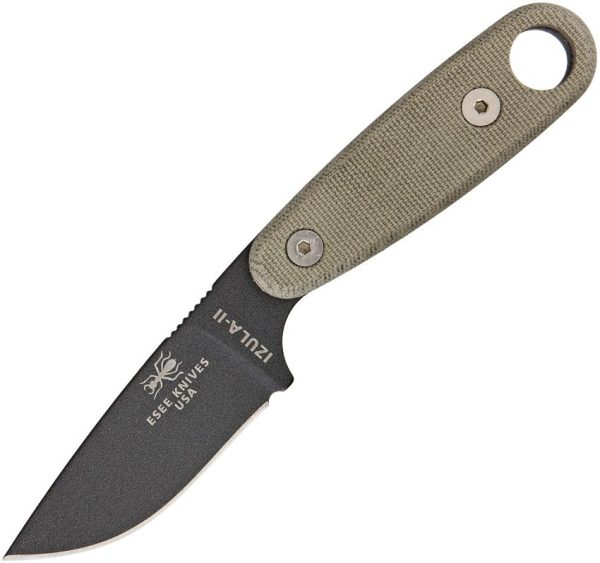 ESEE Izula II Tactical Fixed Blade Knife 1095HC Gray