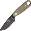 ESEE Izula II Tactical Fixed Blade Knife 1095HC Black Kydex