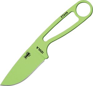 ESEE Izula Venom Green Fixed Blade Knife with Survival Kit