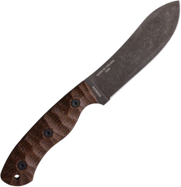 ESEE JG5 Fixed Blade Knife 1095HC Steel Brown Micarta