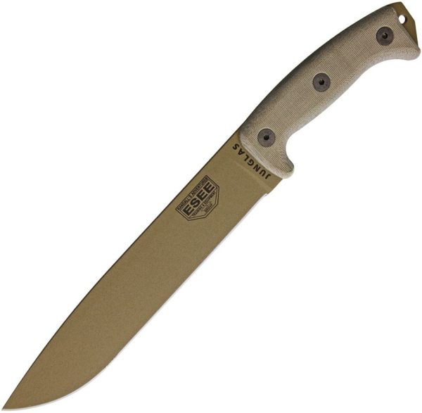 ESEE Junglas Dark Earth Blade OD Green Micarta