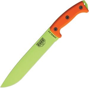 ESEE Junglas Venom Green Fixed Blade - G10 Handle