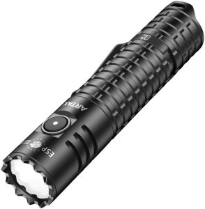 ESPARTAX.jpg Euro Security Products Tactical Flashlight Black Rechargeable