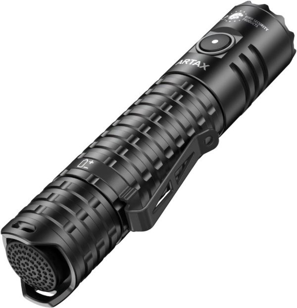 Euro Security Products Tactical Flashlight Black Rechargeable