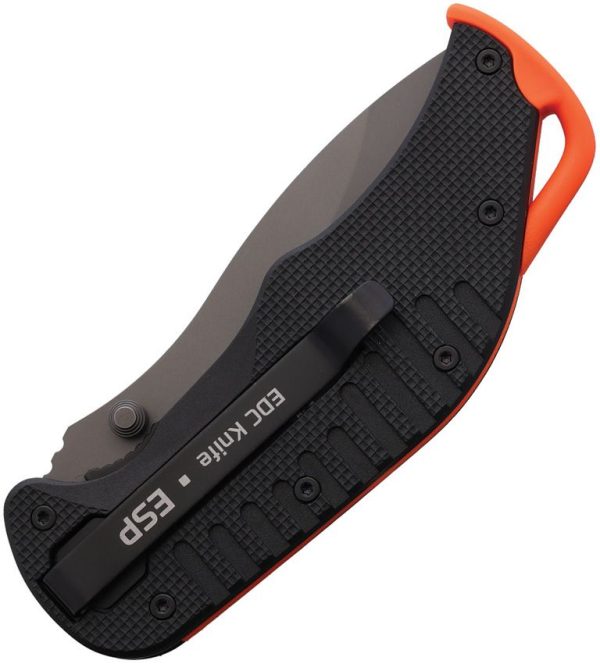 Euro Security EDC Linerlock Black Folding Knife AUS-8 3.5"