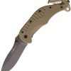 ESPEKK01.jpg Euro Security Rescue Linerlock Tan Folding Knife AUS-8
