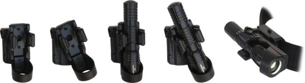 Euro Security Universal Flashlight Holder Black 360 Rotation