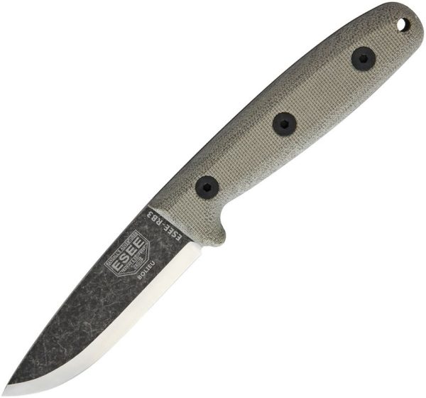 ESEE Camp Lore Reuben Bolieu Fixed Blade 1095 Carbon Steel
