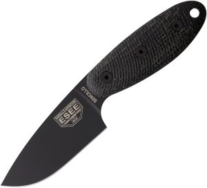 ESEE Sencillo Fixed Blade A2 Tool Steel Black Micarta USA