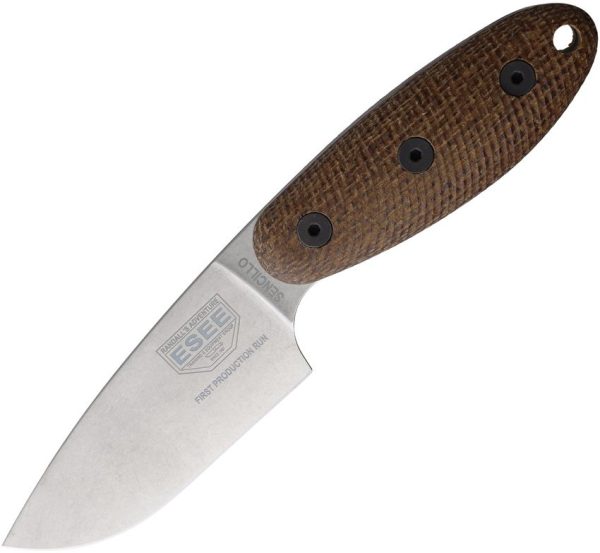 ESEE Sencillo Fixed Blade MagnaCut - Brown Micarta