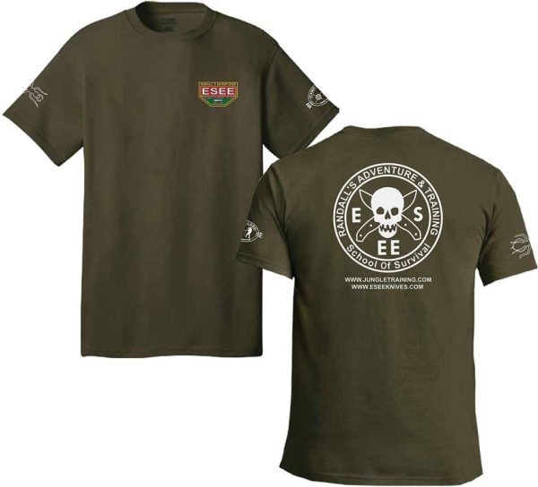 ESEE Training T-Shirt X-Large Green Cotton