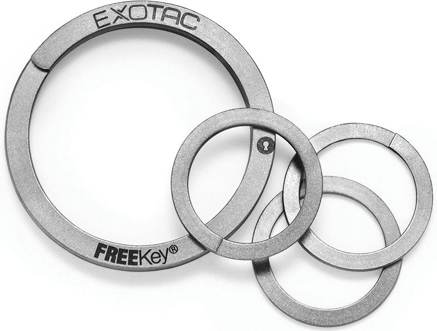 Freekey Slim System Key Ring Stainless Steel
